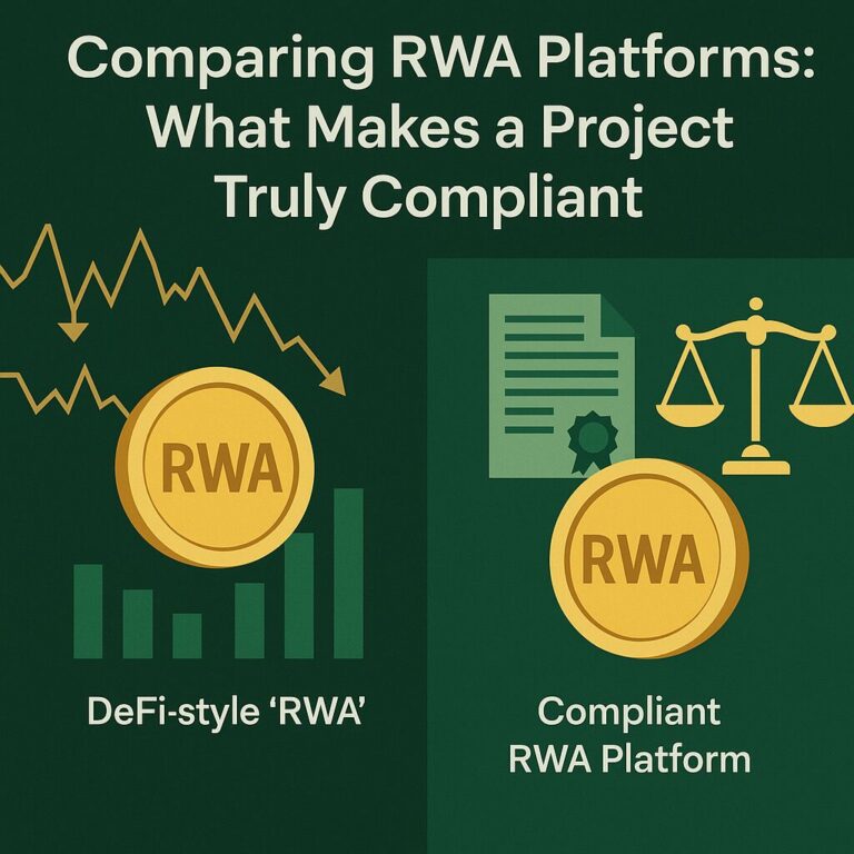 Comparing RWA Platforms: What Makes a Project Truly Compliant ...
