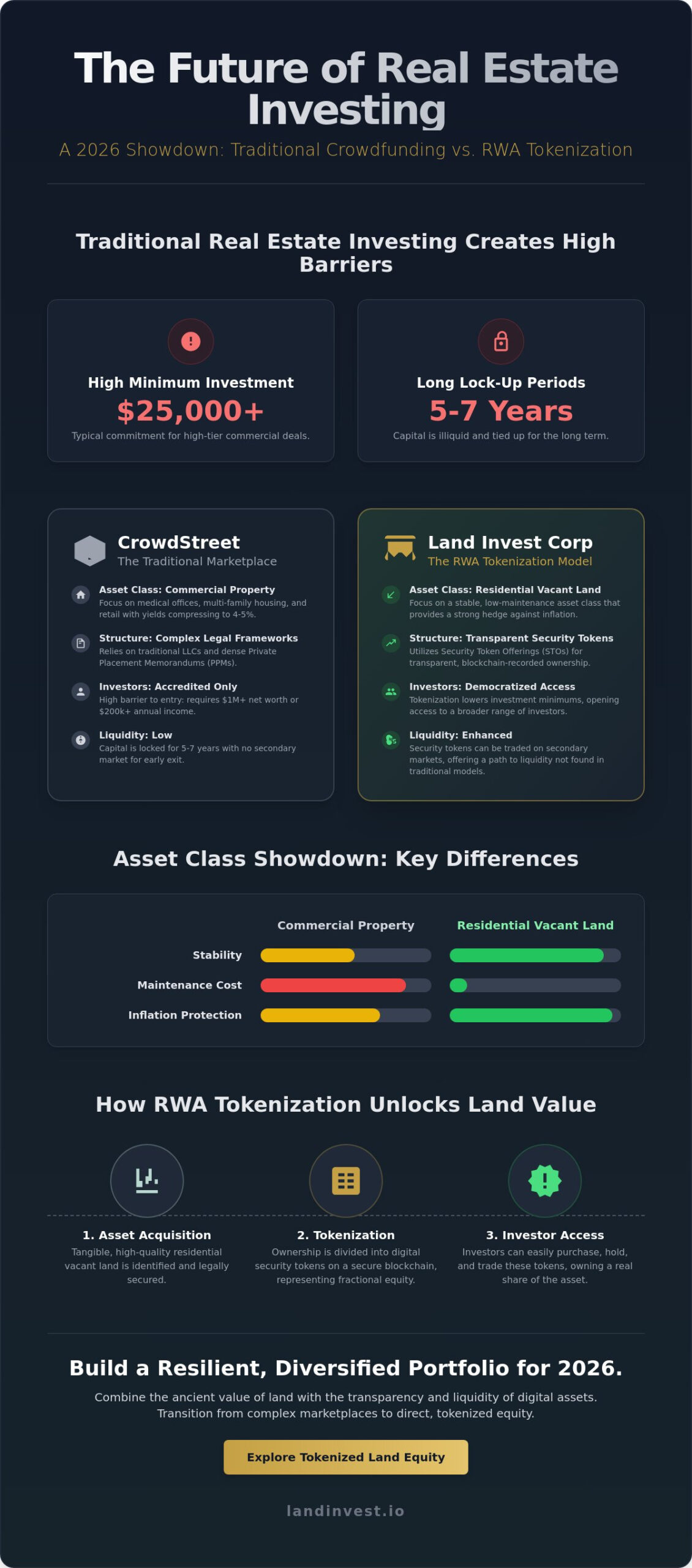 CrowdStreet Review 2026: Comparing Traditional Crowdfunding vs. Tokenized Land Equity
